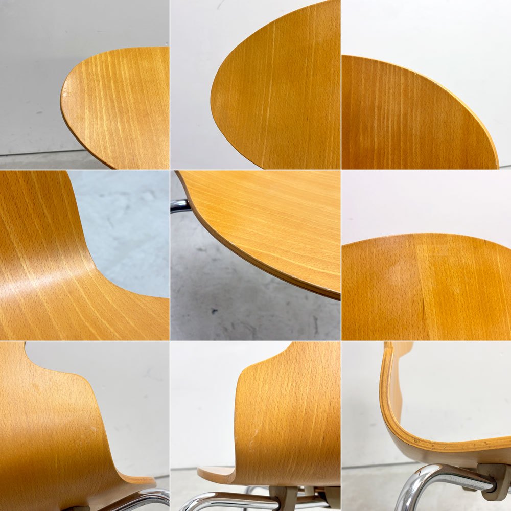 フリッツハンセン Fritz Hansen 3101 アリンコチェア アントチェア 4本脚 ナチュラルビーチ ラッカー仕上げ アルネ・ヤコブセン E ●