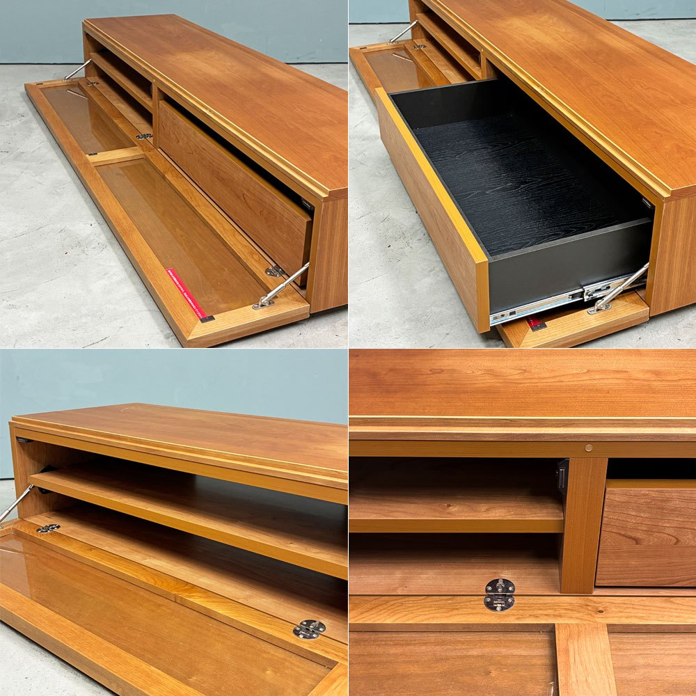 アクタス ACTUS トワード TOWARD テレビボード AVボード ウォールナット材 ドロップダウンドア ドロワー W170cm  ◎