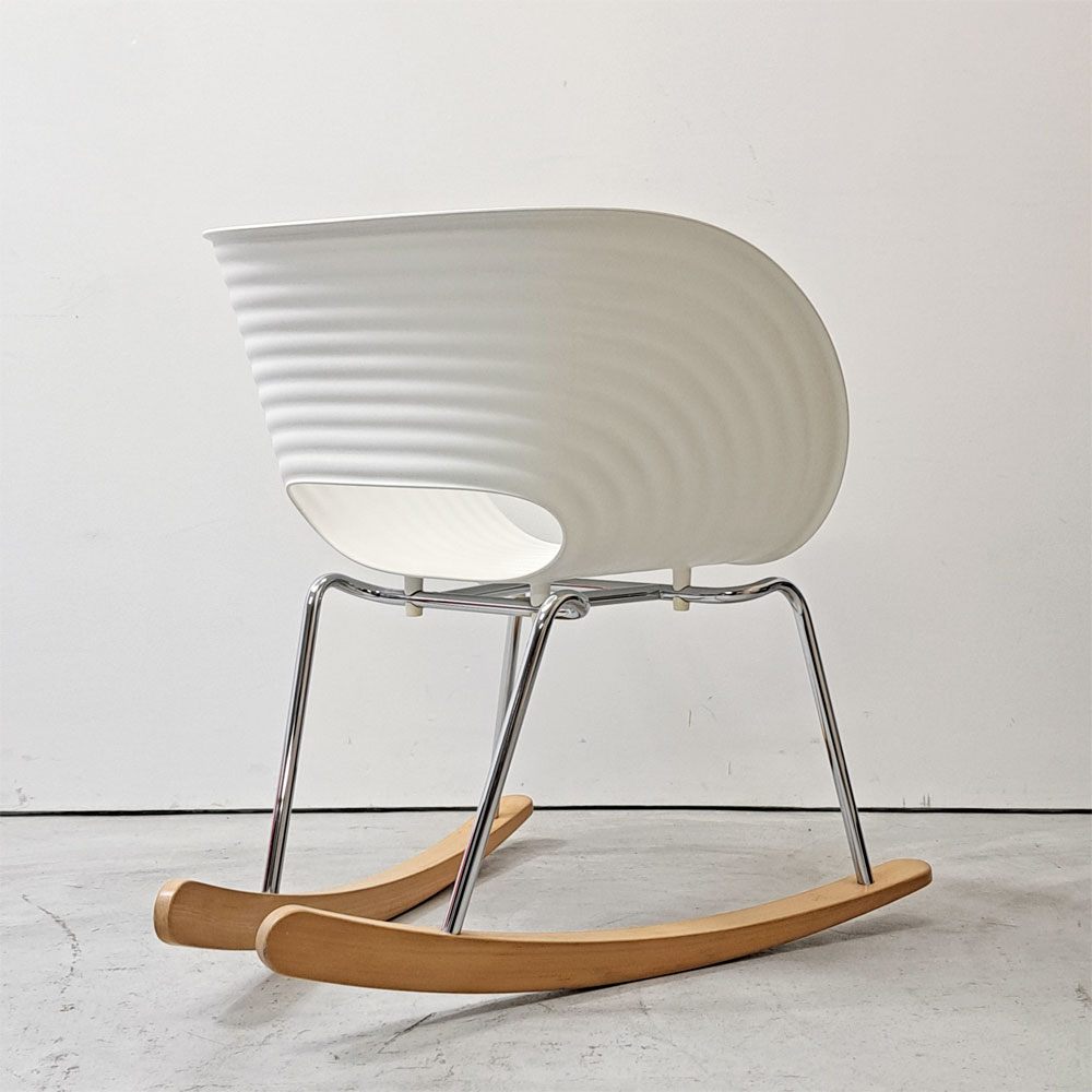 ヴィトラ vitra トムロック Tom Rock ロッキングチェア ポリプロピレン ビーチ材 ホワイト ロン・アラッド モダンデザイン ●