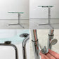 テクタ TECTA K22 サイドテーブル SIDE TABLE ガラス クリア 高さ調整可 アクセル・ブロッホイザー アレキサンダーカルダー ドイツ バウハウス ●
