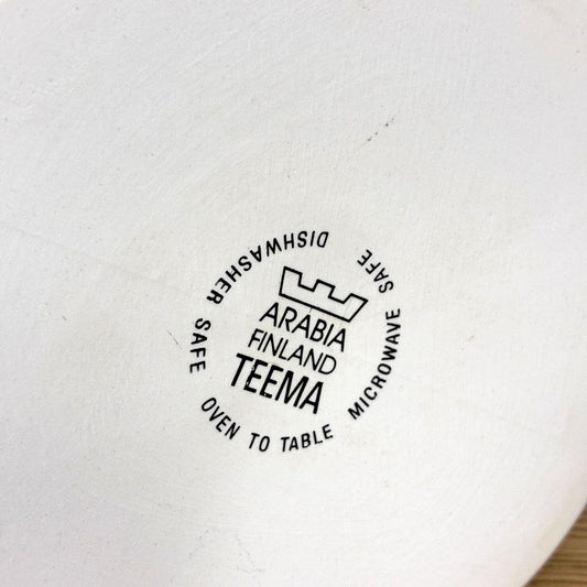 アラビア ARABIA ティーマ TEEMA ティーポット ホワイト カイ・フランク Kaj Franck フィンランド 北欧食器 旧ロゴ 美品 ◎