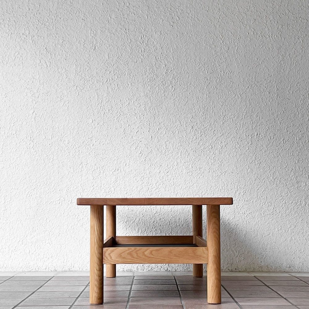 イデー IDEE ディモンシュ DIMANCHE ローテーブル コーヒーテーブル オーク無垢材 マリナ・ボーティエ Marina Bautier 定価￥119,900- ◇