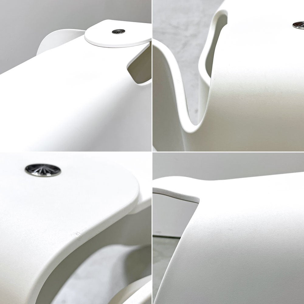 ヴィトラ Vitra イームズ エレファント Eames Elephant オブジェ チェア スツール ホワイト ポリプロピレン 箱付き 店舗什器 ●
