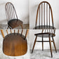 アーコール Ercol クエーカーチェア ダイニングチェア コロニアル ハイバック エルム材 × ビーチ材 ブラウン UKビンテージ 英国家具 ■