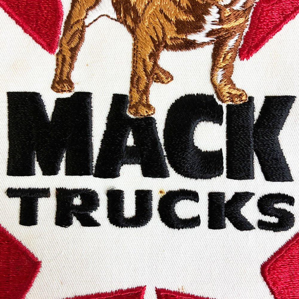 マックトラックス Mack Trucks ブルドッグ ワッペン W20.5cm 米国 USビンテージ ●