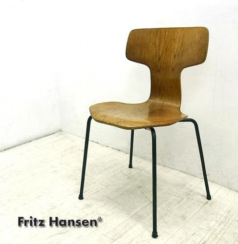 60's オリジナルヴィンテージ ★ " Fritz Hansen / フリッツハンセン " ★ 『 3103 / Tチェア （ 希少オークウッド ） 』