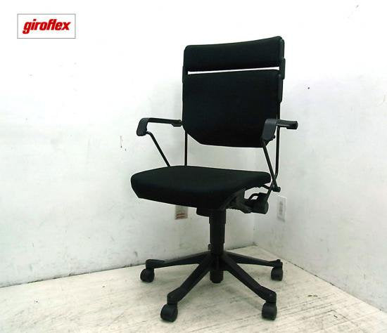 ●　giroflex ジロフレックス33  ハイバックチェア ブラック