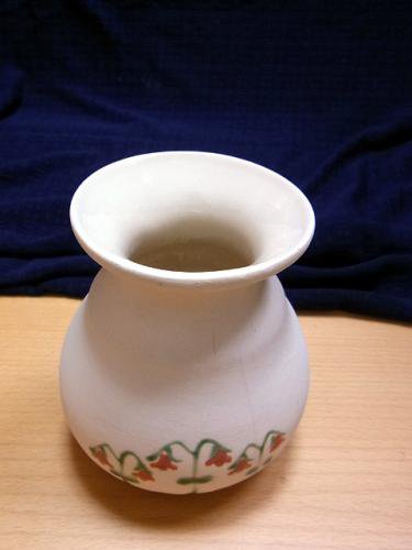 ■スウェーデン Gabrielガブリエル窯 リネアの花 ベース ペン立て 花器