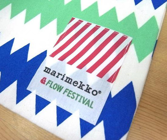 ●　マリメッコ　”FLOW FESTIVAL”　ヘルシンキ野外フェス限定仕様　トートバッグ