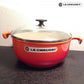 ◎希少 ENZO MARI デザイン(復刻) フランス LE CREUSET (ルクルーゼ) ココットロンド 22cm オレンジ