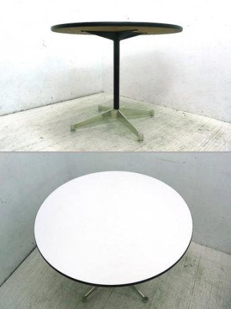 ● ハーマンミラー製 コントラクトテーブル ラウンド イームズ