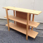 ◎Simple Modern Design Wood Open Shelf ／ シンプルモダンデザイン ウッドオープンシェルフ 3段 アルダー材