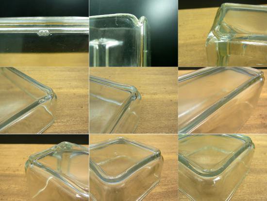 ●Vereinigte Lausitzer Glaswerke　”KUBUS”　ガラスキャニスター17pcs.セット　Wilhelm Wagenfeld