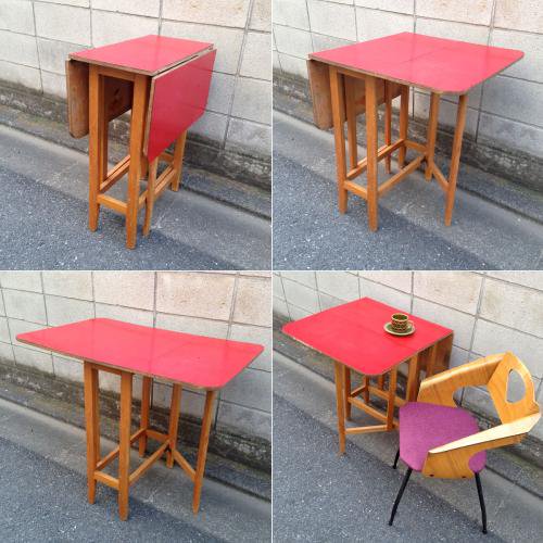◎60'S UK Vintage Butterfly & Gateleg Dining Table ／ 60年代 イギリス ヴィンテージ バタフライダイニングテーブル