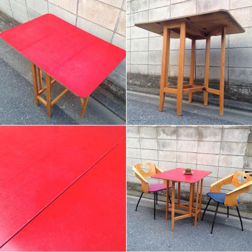 ◎60'S UK Vintage Butterfly & Gateleg Dining Table ／ 60年代 イギリス ヴィンテージ バタフライダイニングテーブル