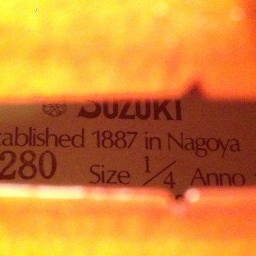 ◎ SUZUKI(スズキ) バイオリン No.280  4/1  2003年製造 廃盤品 SHIMOKURA ケース付