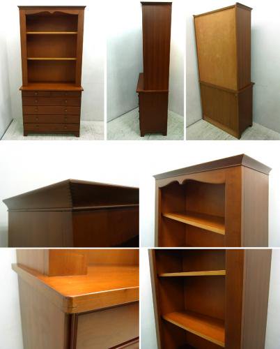 ◎ CONDE HOUSE Classical Design  Book & Display Shelf ／ カンディハウス クラシカルデザイン 大型 本棚 ブックシェルフ ディスプレイ 書棚