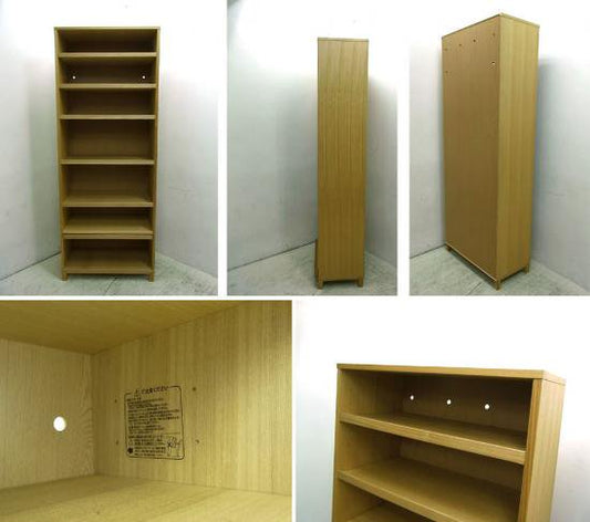 ■ 無印良品 MUJI 組み合わせて使える木製収納シリーズ シェルフ 本棚