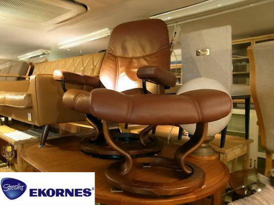 ● EKORNES/エコーネス　ディプロマット ストレスレス リクライニングチェア オッドマン付　ノルウェー