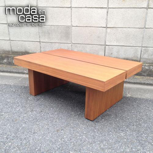 ◎moda en casa  "cafe" Walnut Coffee Table , Low Table ／ モーダエンカーサ"カフェ" ウォールナット材 ローテーブル