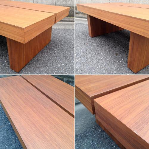 ◎moda en casa  "cafe" Walnut Coffee Table , Low Table ／ モーダエンカーサ"カフェ" ウォールナット材 ローテーブル