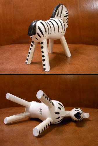 ●　vintage Kay Bojesen zebra