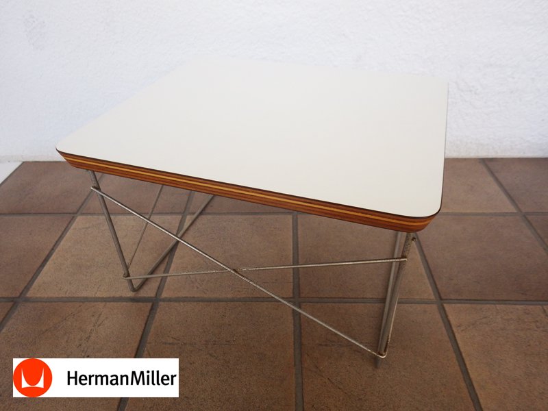 Herman Miller ハーマンミラー　ビンテージ　Wire Base Low Table LTRT Charles&Ray Eames　チャールズ＆レイイームズ　◇