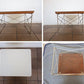 Herman Miller ハーマンミラー　ビンテージ　Wire Base Low Table LTRT Charles&Ray Eames　チャールズ＆レイイームズ　◇