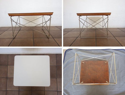 Herman Miller ハーマンミラー　ビンテージ　Wire Base Low Table LTRT Charles&Ray Eames　チャールズ＆レイイームズ　◇