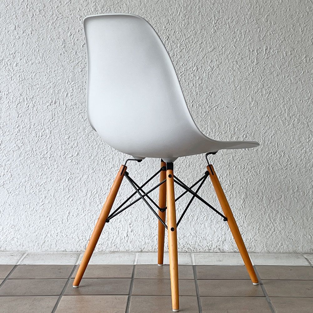 ハーマンミラー HermanMiller サイドシェルチェア ドゥエルレッグ DSW アルパイン ポリプロピレン製 イームズ ミッドセンチュリー ◇