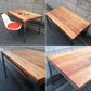 ◎Black Cherry Wood (無垢材) × Stainless Leg Dining Table & Work Table ／ ブラックチェリー×ステンレス ダイニングテーブル