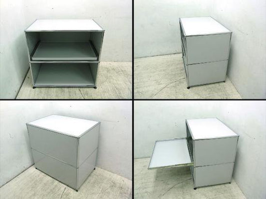 Swiss  USM Modular Furniture Haller （USM モジュラー ファニチャー ハラー） ★ スライドトレー付き ★ 『 キャビネット 』 ホワイト
