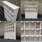 ◎Antique French Country Style White Paint Shabby Numbering Shelf ／ アンティーク フレンチカントリースタイル ナンバリングシェルフ