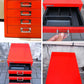 U.K  BISLEY （ ビスレー ） ★ " BASICシリーズ " ★ Desk Cabinet  （ デスクキャビネット ） ★ 『 12/5 （ 5段 ） 』 Color： Red