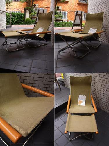 ■新居 猛 Ny ChairX ニーチェアエックス + オットマン オリーブ