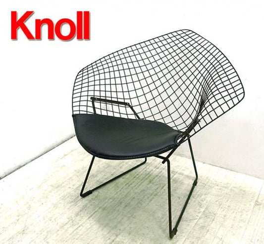 Knoll / ノール 　60’s ヴィンテージ  巨匠 Harry Bertoia / ハリーベルトイヤ 　  『 Diamond Chair / ダイアモンドチェア （ ブラック） 』　★