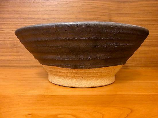 ■ 黒薩摩 長太郎焼　鉢 有山 長太郎　花器