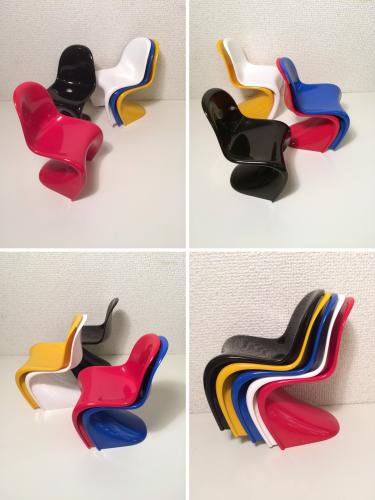 ◎ Vitra. Design Museum ヴィトラ デザイン ミュージアム Panton Chair パントンチェア　1/6サイズ