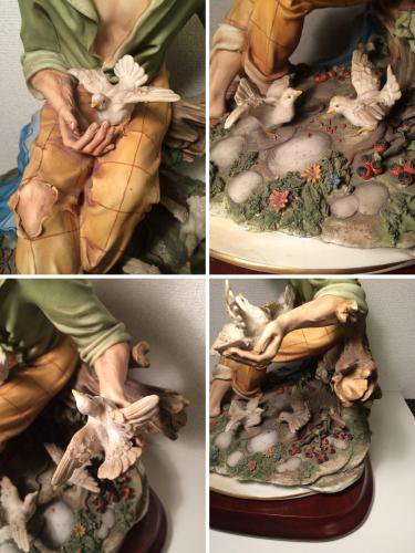 ◎ Capodimonte　カポディモンテ　Old Man 老人　figurine フィギュリン  陶器　人形