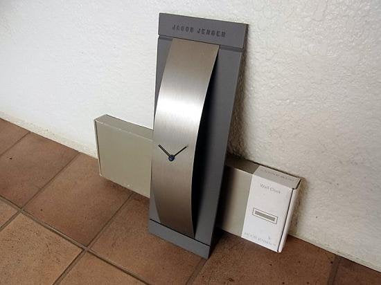◇ JACOB JENSEN/ヤコブ イェンセン　Wall clock ファイバーボード　ウォールクロック　箱付　状態良好　定価39,960-