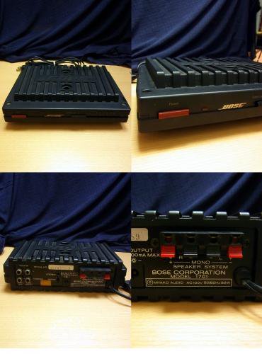■BOSE/ボーズ 1701 コンパクト パワーアンプ プリメイン 動作良好