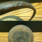 ●　古い鉄瓶 透かし摘 虫喰提手 真鍮蓋　時代/茶器/蔵出