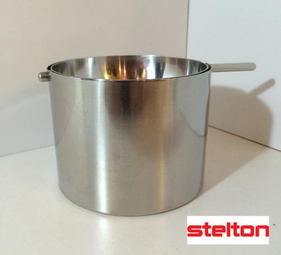 ◎ STELTON ステルトン 灰皿 リボルビング アッシュトレイ ステンレス製 Lサイズ アルネ・ヤコブセン