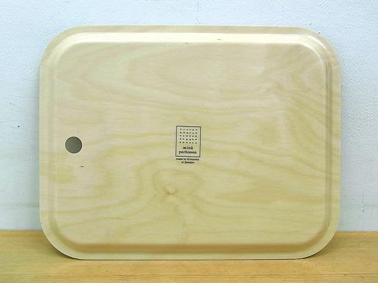 ●ミナペルホネン　白樺のトレイ　タンバリン柄(大) 　未使用品　廃番アイテム