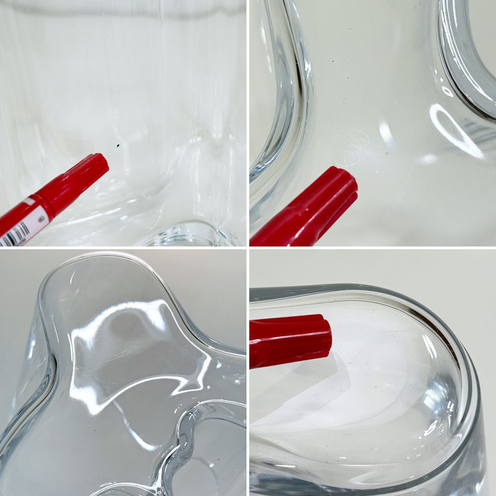 イッタラ iittala アルヴァ アアルト コレクション Alvar Aalto Collection ベース フラワーベース 花瓶 クリア H16cm フィンランド 北欧雑貨 ●