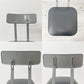 リオン LYON ファクトリー チェア FACTORY CHAIR カウンターチェア グレー バックレスト クッション PVCレザー 座面高69cm パシフィックファニチャーサービス P.F.S取り扱い D ●