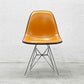 ハーマンミラー Herman Miller サイドシェルチェア セカンド 2nd FRP ナウガレザー エッフェルベース イームズ ビンテージ 〓