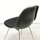 ハーマンミラー Herman Miller サイドシェルチェア モダンファニチャーセールス MFS製 FRP アプホルスター 座面張替済み ブラック Hベース C&Rイームズ ビンテージ ●