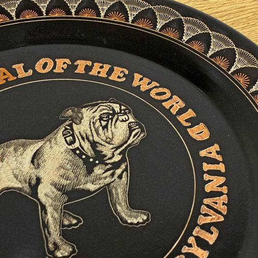 マックトラックス Mack Trucks ブルドッグ 壁掛けプレート コッパー 銅 truck capital of the world ALLENTOWN PENNSYLVANIA TRAY ●