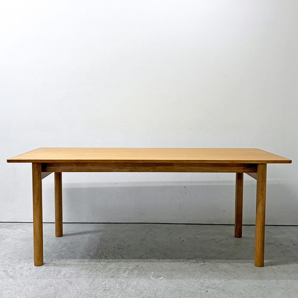 無印良品 MUJI 木製テーブル ダイニングテーブル ラバーウッド材 Ｗ180cm ナチュラルデザイン 参考定価￥59,900-  ●